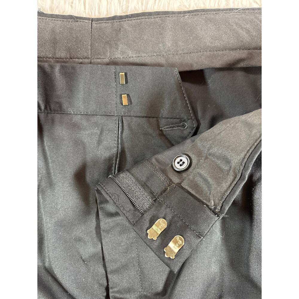 Savvi Formalwear Mens Black Wool Formal Tuxedo Pants 60x30-34 NWOT Unhemmed - Picture 5 of 11